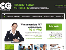 Tablet Screenshot of mctranslate.eu